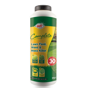 DOFF COMPLETE LAWN FEED, WEED & MOSS KILLER 1KG