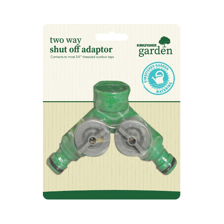 KINGFISHER TWO WAY SHUT OFF ADAPTOR