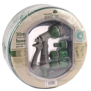 KINGFISHER HOSE & SPRAY GUN SET 30M
