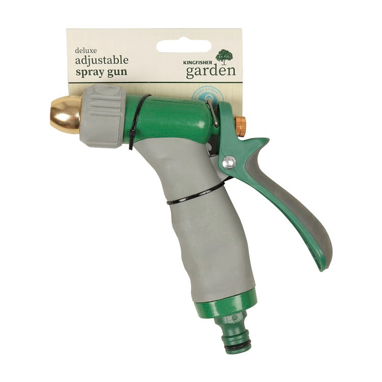 KINGFISHER HEAVY DUTY TRADITIONAL BRASS ADJUSTABLE SPRAY GUN