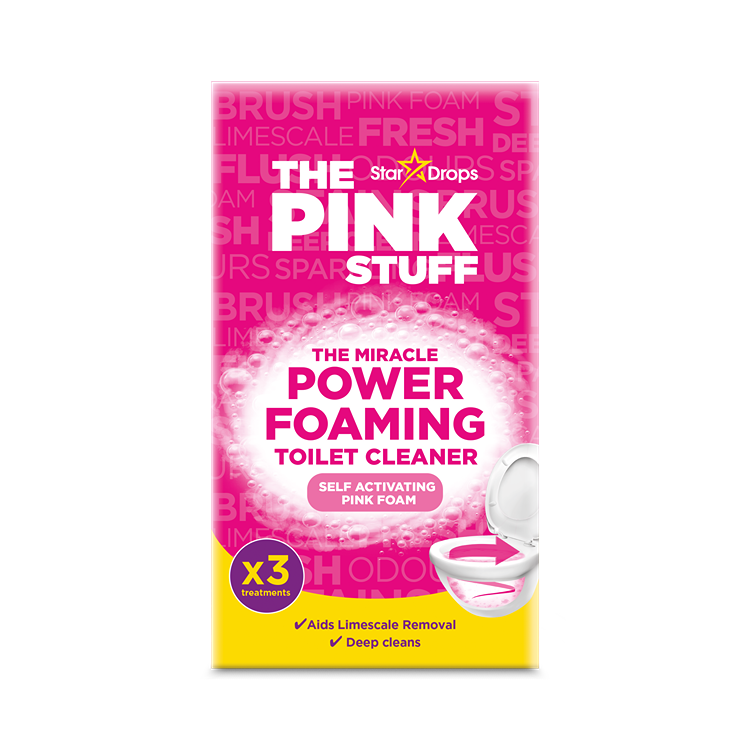 THE PINK STUFF MIRACLE FOAMING TOILET CLEANER 3PK