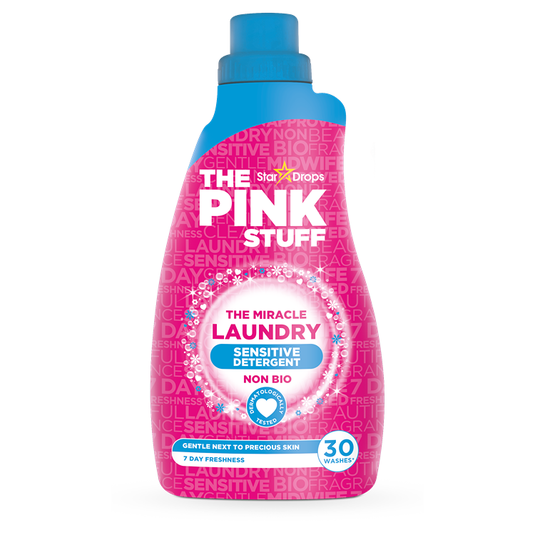 THE PINK STUFF SENSITIVE NON BIO LAUNDRY LIQUID 960ML