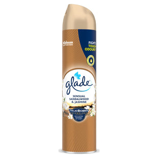 GLADE AEROSOL AIR FRESHENER SANDALWOOD & JASMINE 300ml