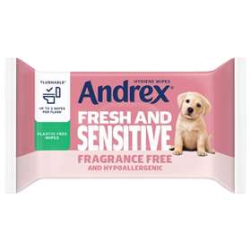 ANDREX HYGIENE WIPES FRESH & SENSITIVE 30 wipes - 12 PACK