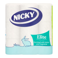 NICKY TOILET ROLL ELITE 3ply - 9 ROLLS