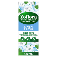 ZOFLORA LINEN FRESH CONCENTRATED DISINFECTANT 120ml