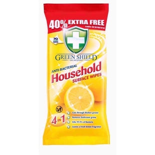GREEN SHIELD HOUSEHOLD WIPES 70s