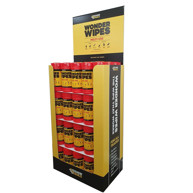 EVERBUILD WONDER WIPES DISPLAY STAND